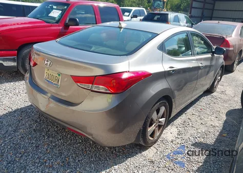 2013 Hyundai Elantra Gls z USA, uszkodzony, nr VIN 5NPDH4AE3DH342417